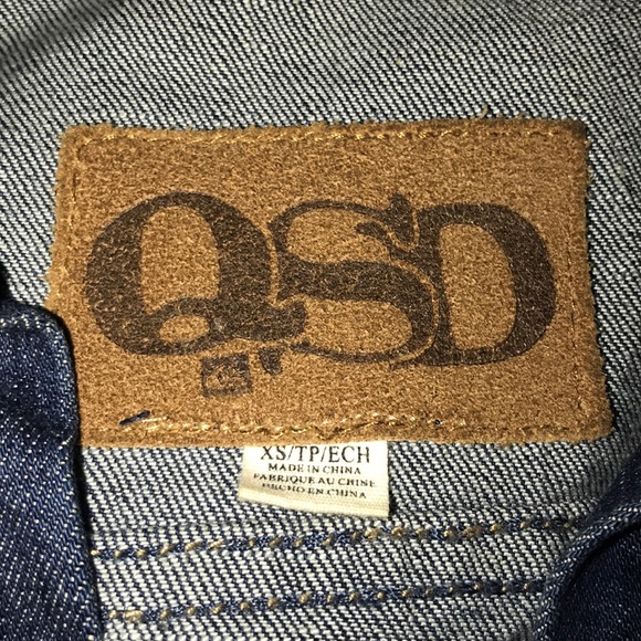 Blue Denim Semi Cropped Jacket - Picture 3 of 5